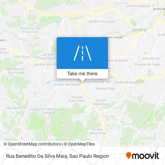 Rua Benedito Da Silva Maia map