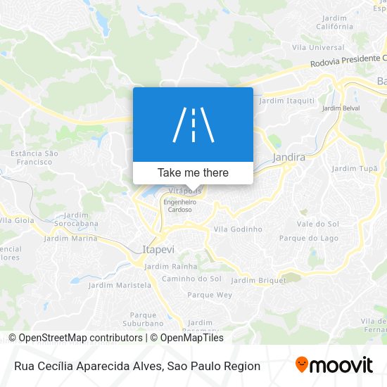Rua Cecília Aparecida Alves map