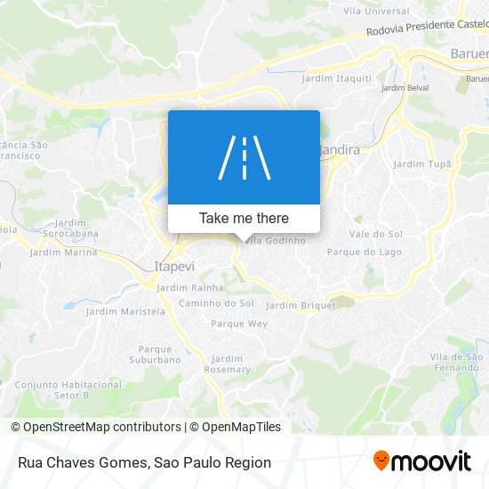 Rua Chaves Gomes map