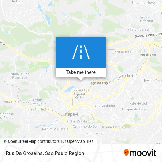 Rua Da Groselha map