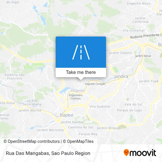 Rua Das Mangabas map