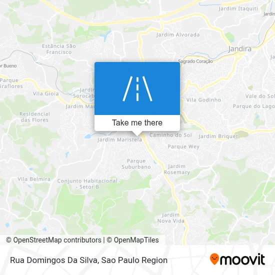 Rua Domingos Da Silva map