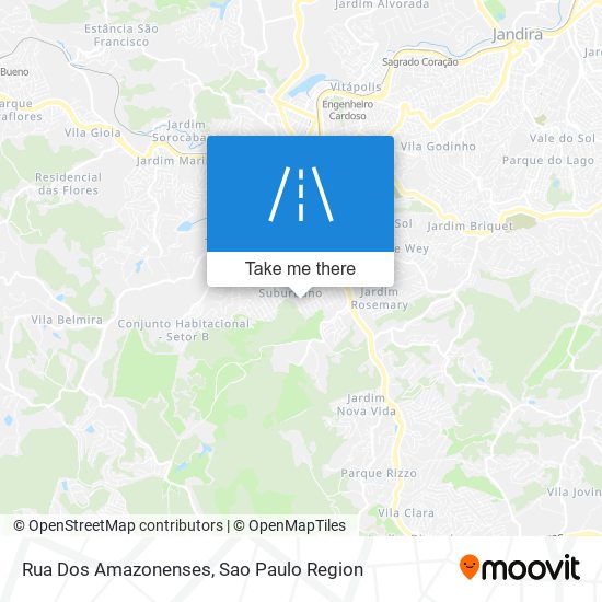 Mapa Rua Dos Amazonenses