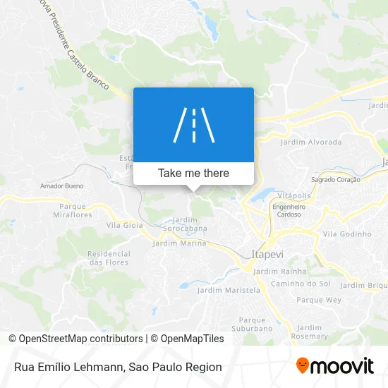 Rua Emílio Lehmann map