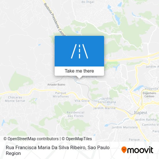 Rua Francisca Maria Da Silva Ribeiro map