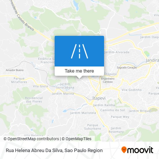 Mapa Rua Helena Abreu Da Silva