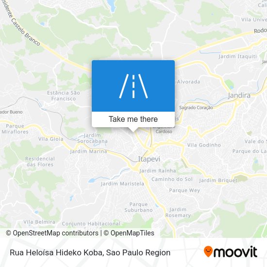 Rua Heloísa Hideko Koba map