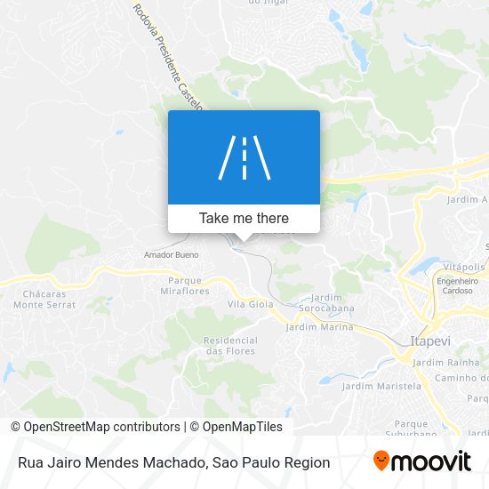 Rua Jairo Mendes Machado map