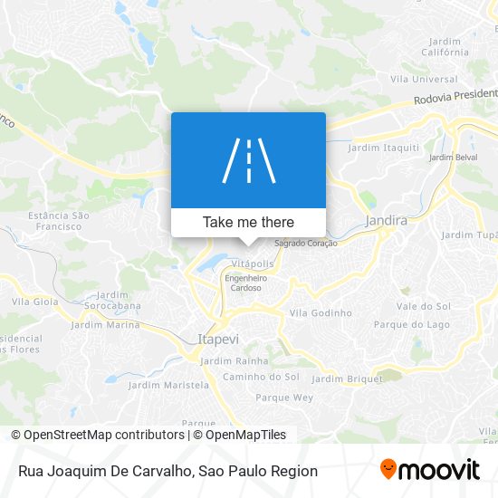 Rua Joaquim De Carvalho map