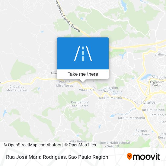Rua José Maria Rodrigues map