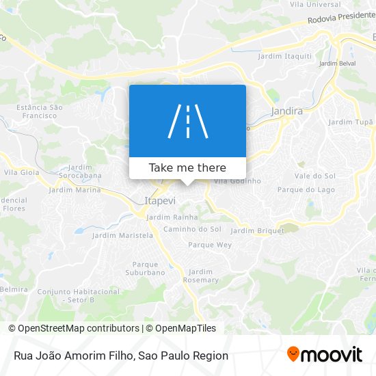 Rua João Amorim Filho map