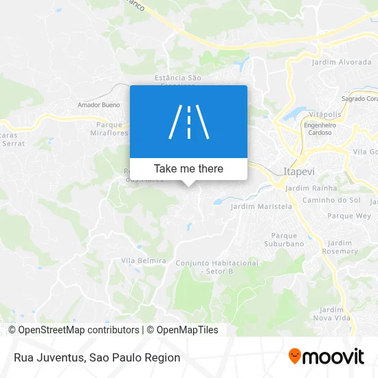 Rua Juventus map