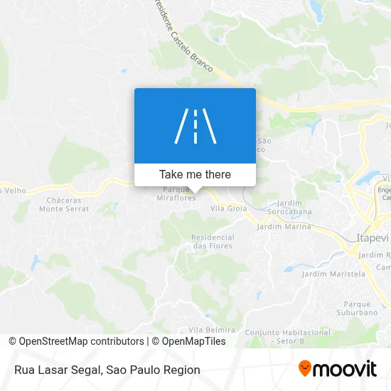 Rua Lasar Segal map