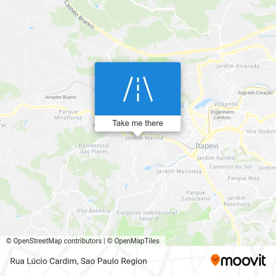 Rua Lúcio Cardim map