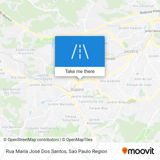 Rua Maria José Dos Santos map