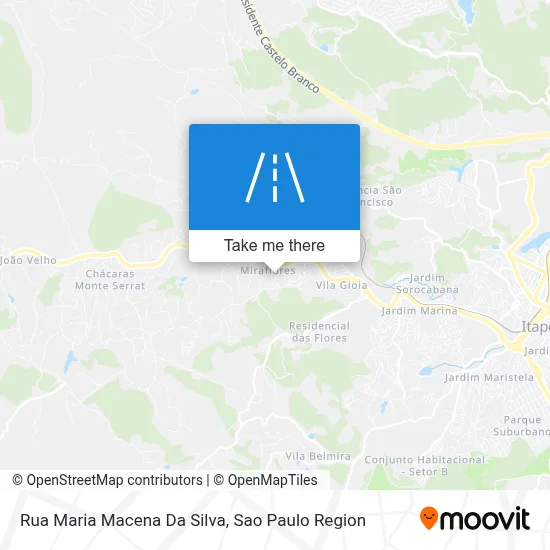 Rua Maria Macena Da Silva map