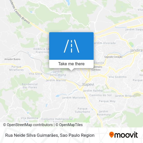 Rua Neide Silva Guimarães map
