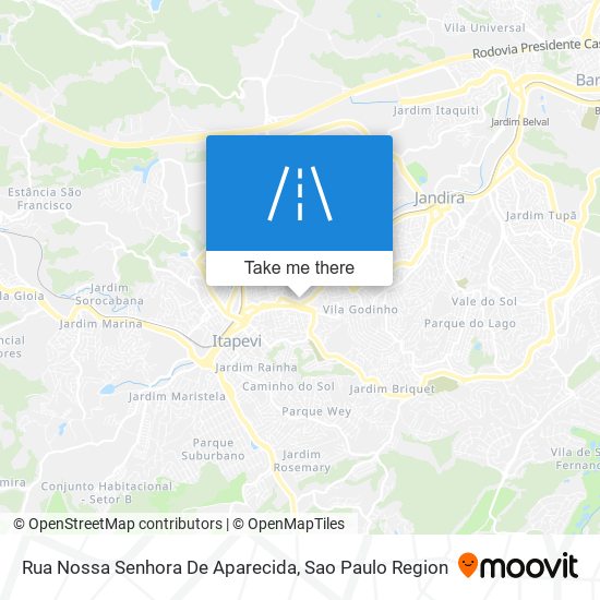 Mapa Rua Nossa Senhora De Aparecida