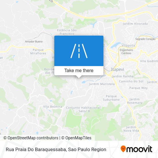 Rua Praia Do Baraquessaba map
