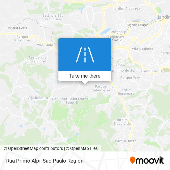 Rua Primo Alpi map