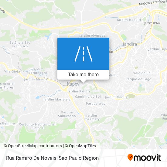 Mapa Rua Ramiro De Novais