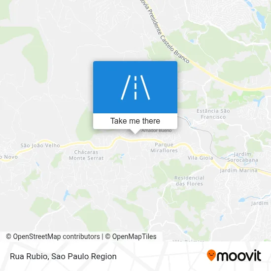 Rua Rubio map