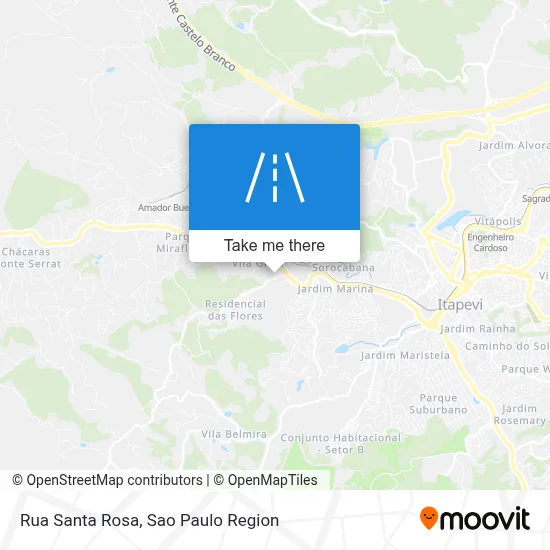 Rua Santa Rosa map