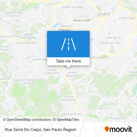 Rua Serra Do Caipó map