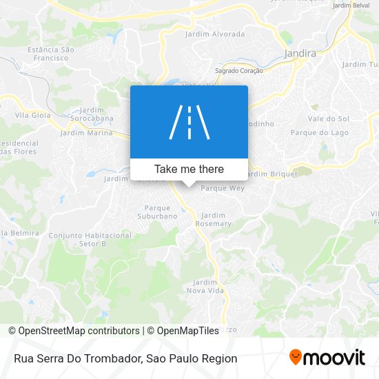 Rua Serra Do Trombador map
