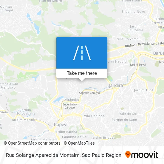 Rua Solange Aparecida Montaim map