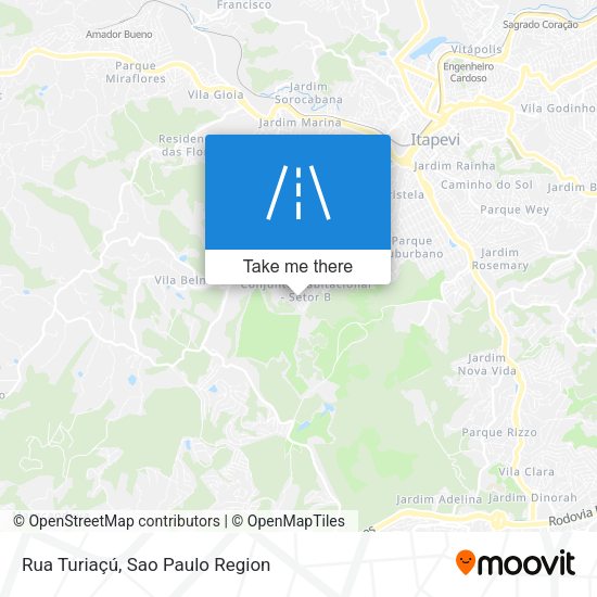 Rua Turiaçú map