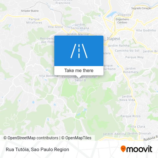 Rua Tutóia map