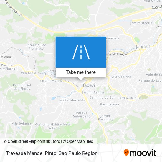 Mapa Travessa Manoel Pinto