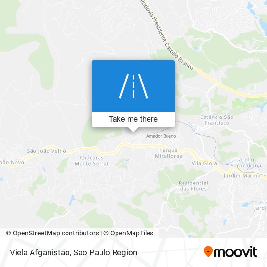 Viela Afganistão map