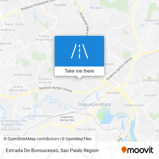 Estrada Do Bonsucesso map