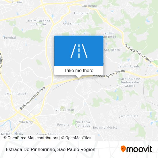Estrada Do Pinheirinho map