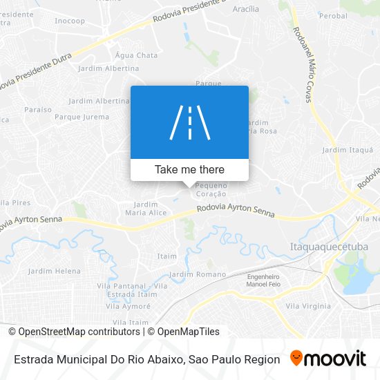 Estrada Municipal Do Rio Abaixo map