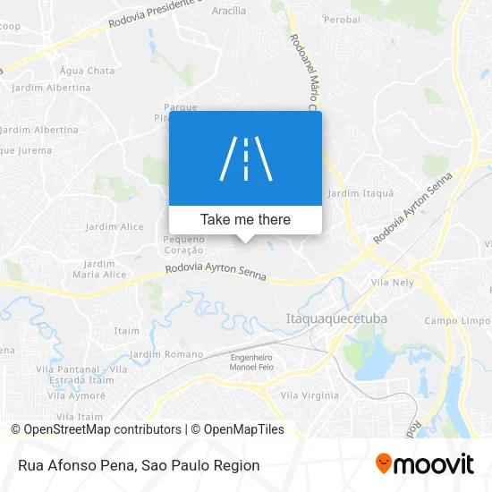 Rua Afonso Pena map