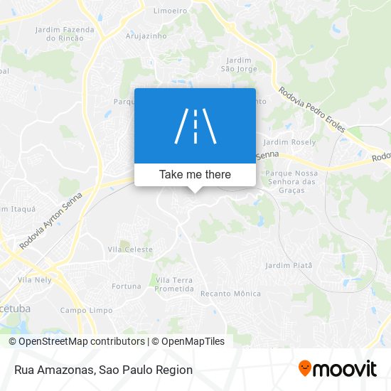 Rua Amazonas map