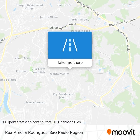 Rua Amélia Rodrigues map