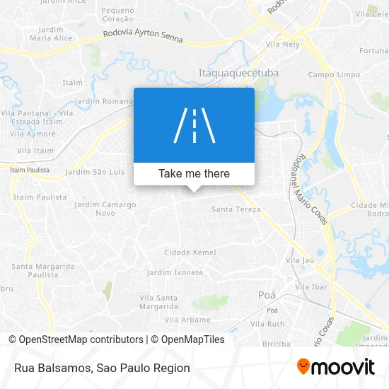 Rua Balsamos map