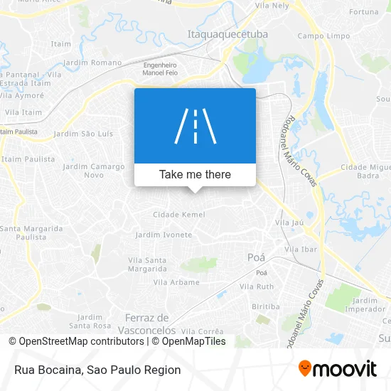 Rua Bocaina map