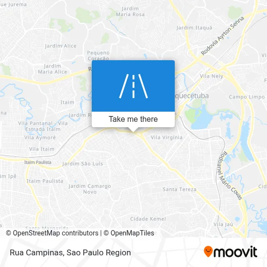Rua Campinas map
