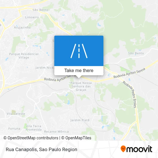 Rua Canapolis map