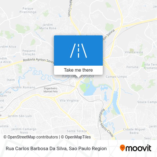 Rua Carlos Barbosa Da Silva map