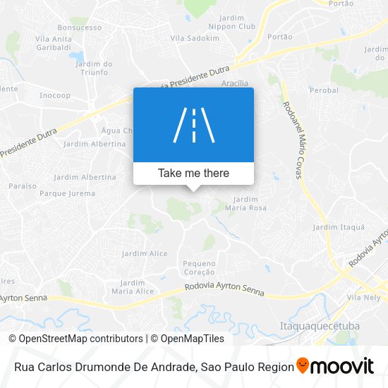Rua Carlos Drumonde De Andrade map
