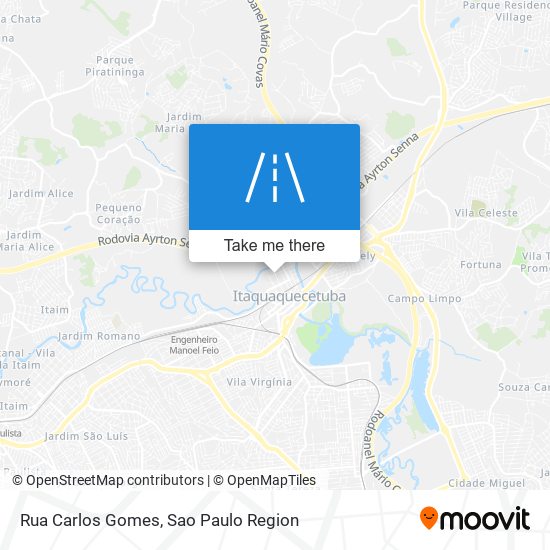 Rua Carlos Gomes map