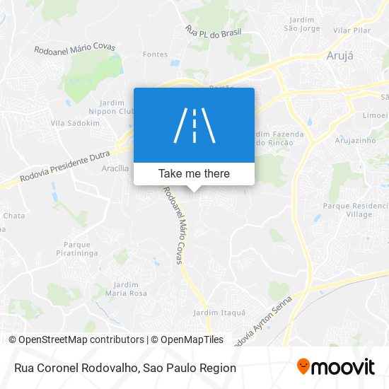 Rua Coronel Rodovalho map