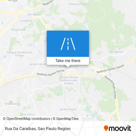 Rua Da Caraíbas map