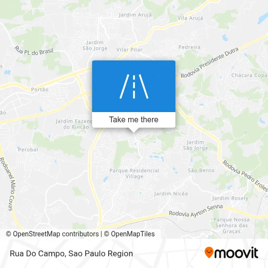 Rua Do Campo map